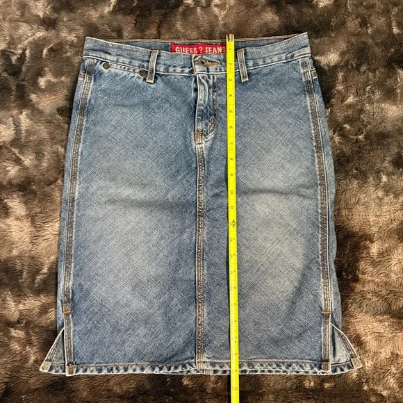 Vintage GUESS Denim Skirt - Picture 6 of 7